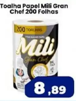 VN Autosserviço Toalha papel mili gran chef oferta