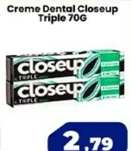 VN Autosserviço Creme Dental Closeup Triple oferta