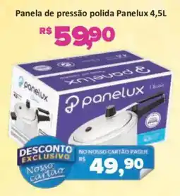 Supermercados Savegnago Panela de pressão polida panelux 4,5l oferta