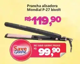 Supermercados Savegnago Prancha alisadora Mondial P-27 bivolt oferta