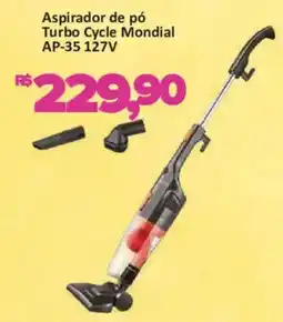 Supermercados Savegnago Aspirador de pó Turbo Cycle Mondial AP-35 127V oferta