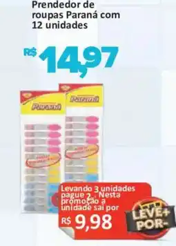 Supermercados Savegnago Prendedor de roupas paraná oferta