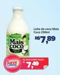 Supermercados Savegnago Leite de coco Mais Coco oferta