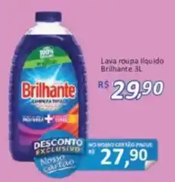 Supermercados Savegnago Lava roupa líquido brilhante oferta