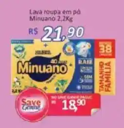 Supermercados Savegnago Lava roupa em pô Minuano oferta