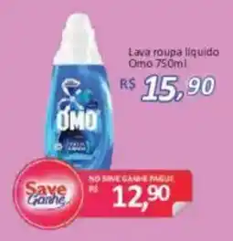 Supermercados Savegnago Lava roupa líquido Omo oferta