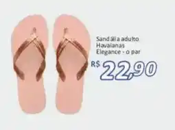 Supermercados Savegnago Sandália adulto Havaianas Elegance - o par oferta
