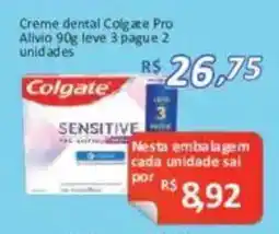 Supermercados Savegnago Creme dental Colgate Pro Alívio oferta