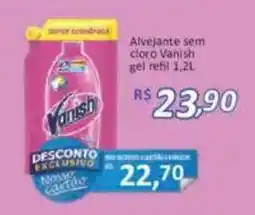Supermercados Savegnago Alvejante sem cloro Vanish gel refil oferta