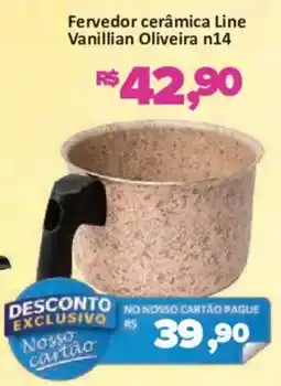 Supermercados Savegnago Fervedor cerâmica line vanillian oliveira n14 oferta