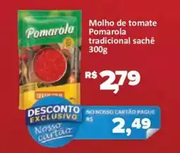 Supermercados Savegnago Molho de tomate pomarola tradicional sachê oferta