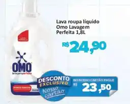 Supermercados Savegnago Lava roupa líquido Omo Lavagem Perfeita oferta