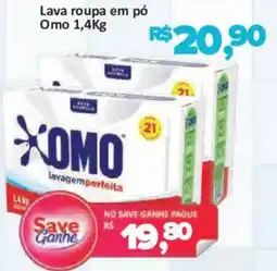 Supermercados Savegnago Lava roupa em pó Omo oferta