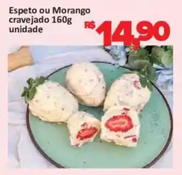 Supermercados Savegnago Espeto ou Morango cravejado oferta
