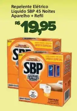 Supermercados Savegnago Repelente elétrico líquido sbp 45 noites oferta