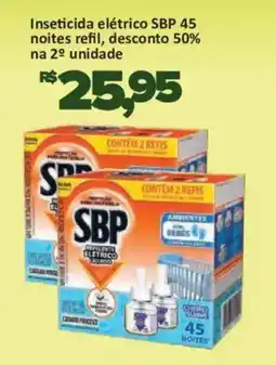 Supermercados Savegnago Inseticida elétrico sbp 45 noites refil oferta