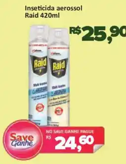 Supermercados Savegnago Inseticida aerossol raid 420ml oferta