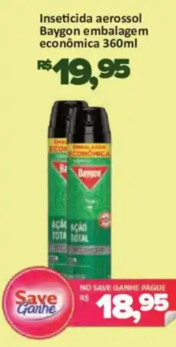 Supermercados Savegnago Inseticida aerossol baygon embalagem econômica oferta