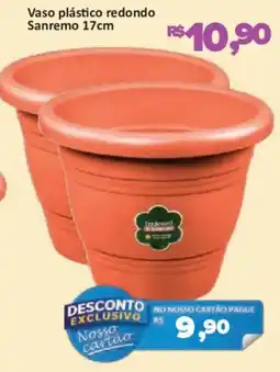 Supermercados Savegnago Vaso plástico redondo Sanremo oferta