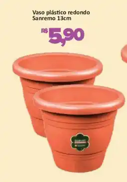 Supermercados Savegnago Vaso plástico redondo Sanremo oferta