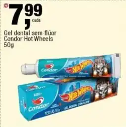 Frangolândia Gel dental sem fluor condor hot wheels oferta