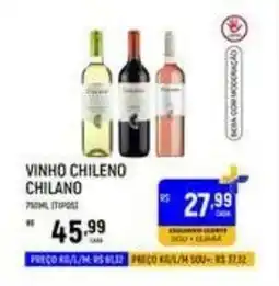 Supermercado Guará vinho chileno chilano oferta