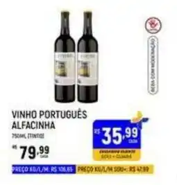 Supermercado Guará vinho português alfacinha oferta