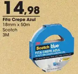 Zaffari Fita crepe azul oferta