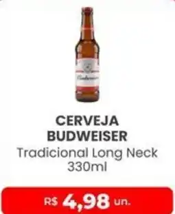 Higa Atacado Cerveja budweiser tradicional long neck oferta