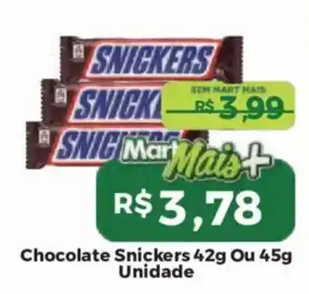 Mart Minas Chocolate Snickers oferta