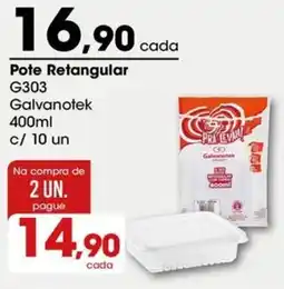 Zaffari Pote Retangular G303 oferta