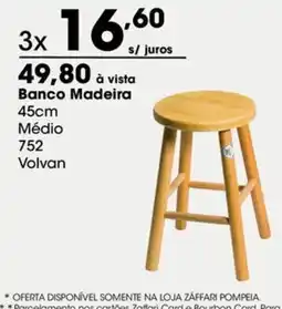 Zaffari Banco Madeira oferta