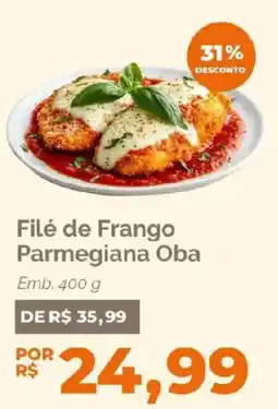 Oba Hortifruti Filé de Frango Parmegiana Oba oferta