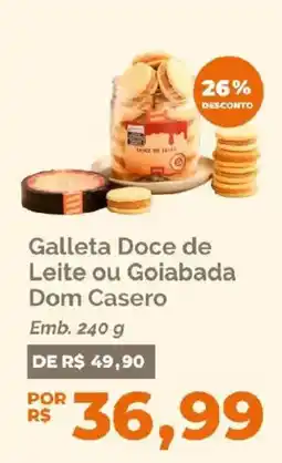 Oba Hortifruti Galleta Doce de Leite ou Goiabada Dom Casero oferta