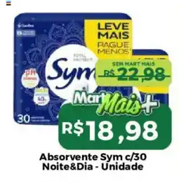 Mart Minas Absorvente sym oferta
