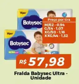 Mart Minas Fralda babysec ultra oferta