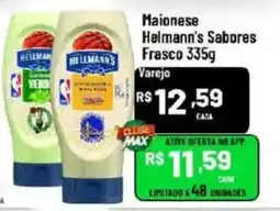 Max Atacadista Maionese helmann's sabores oferta