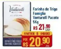 Max Atacadista Farinha de trigo Famiglia Venturelli Pacote oferta