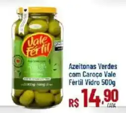 Max Atacadista Azeitonas Verdes com Caroco Vale Fertil Vidro oferta