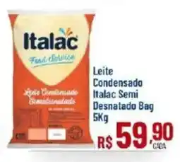 Max Atacadista Leite Condensado Italac Semi Desnatado Bag oferta