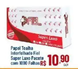Max Atacadista Papel Toalha Interfolhado Fiel Super Luxo Pacote oferta