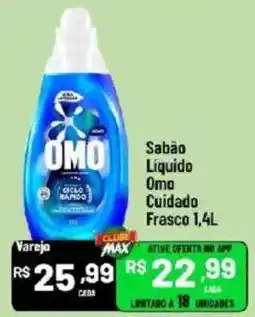 Max Atacadista Sabão Líquido Omo Cuidado oferta
