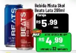 Max Atacadista Bebida Mista Skol Beats Lata oferta
