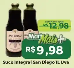 Mart Minas Suco integral san diego 1l uva oferta