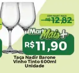 Mart Minas Taça Nadir Barone Vinho Tinto oferta