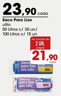 Zaffari Saco Para Lixo utilo oferta