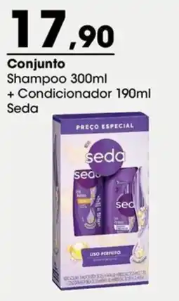 Zaffari Conjunto Shampoo + Condicionador Seda oferta