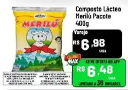 Max Atacadista Composto Lácteo Merilú Pacote oferta