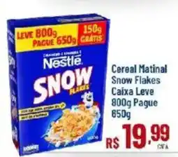 Max Atacadista Cereal matinal snow flakes oferta
