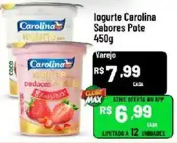 Max Atacadista logurte carolina sabores pote oferta